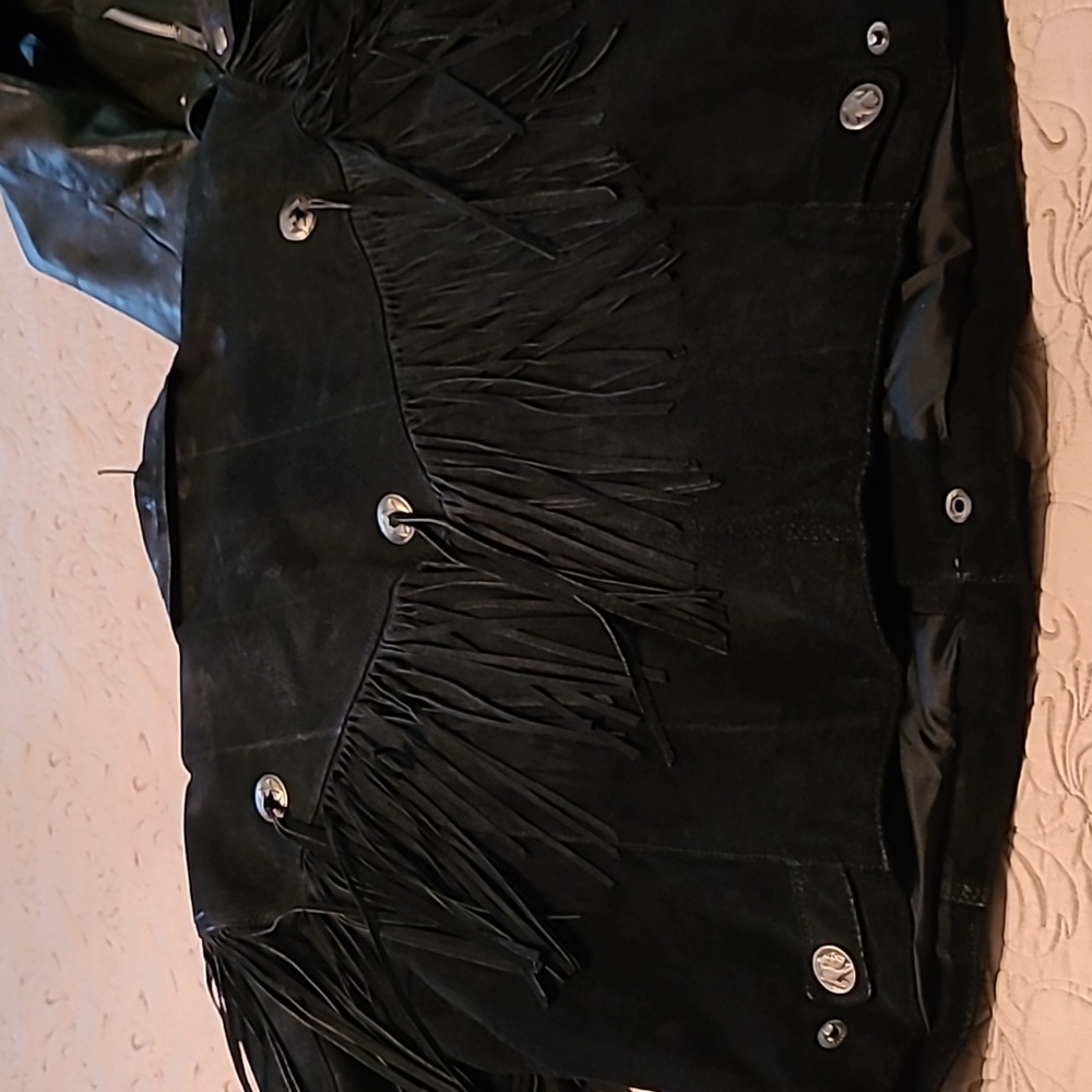Suede Fringed Jacket - Picture 3 of 11